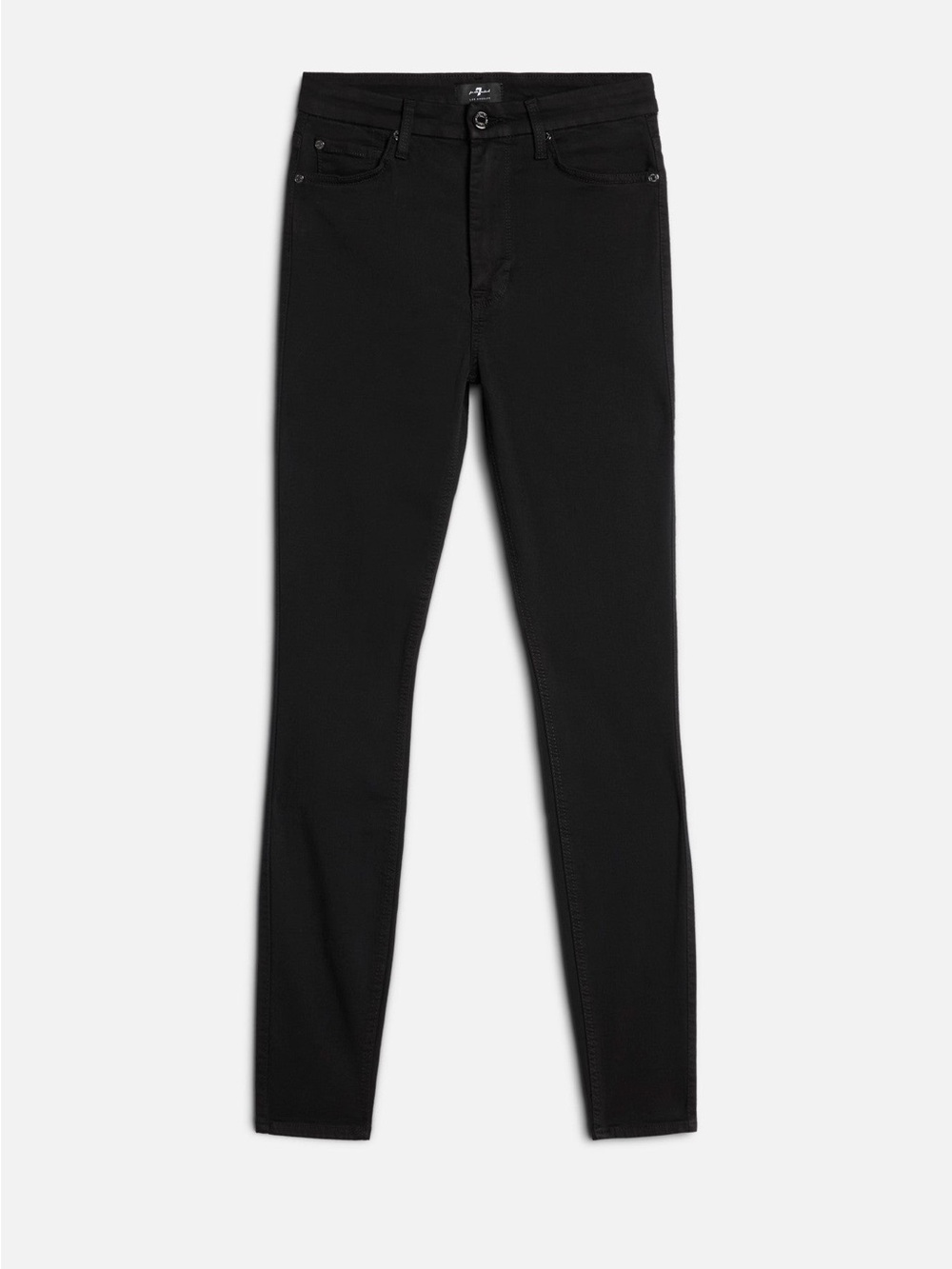7 For All Mankind The Skinny Black Jeans Size 31